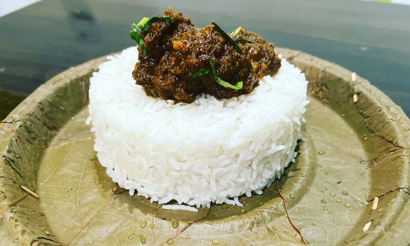 Banana Leaf Culver City - Gongura Rice